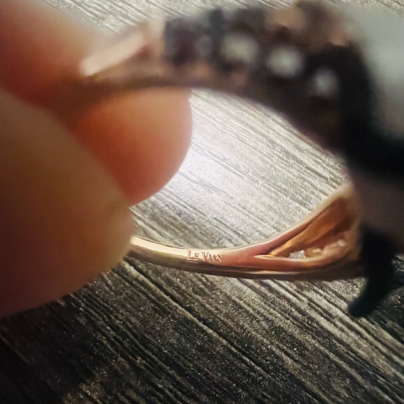 Levian Chocolate diamond Ring in 14K Rose Gold - Picture 6 of 11